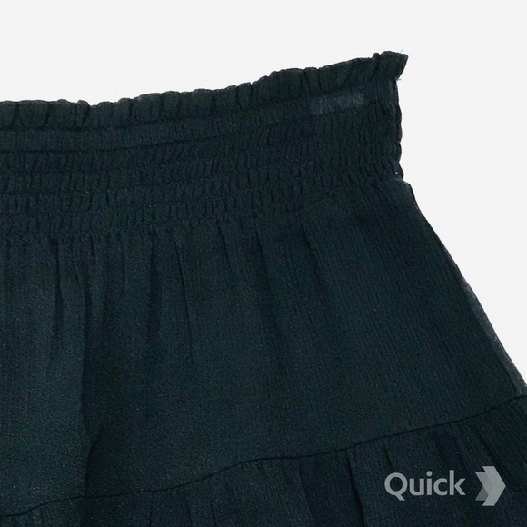 S - New Joe B Sage Elastic-Waist Mini Skirt - Picture 7 of 11